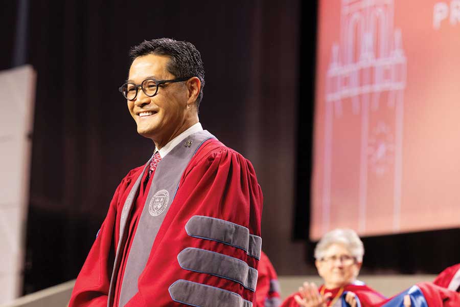 LMU's 17th President Thomas Poon