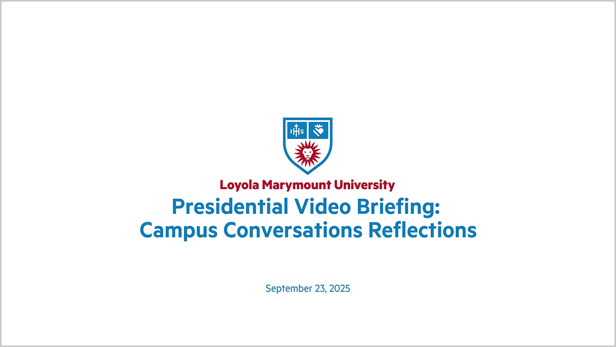 Presidential Video Briefing - Campus Conversations Reflections - September 23 2025